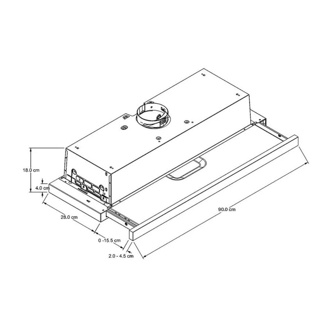 Campana Whirlpool WHT9030S